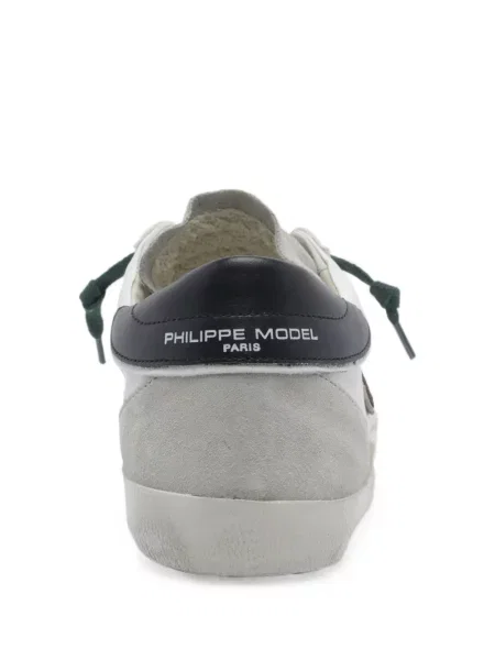 Sneakerși Philippe Model Paris cu autograf alb