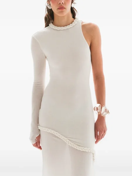 Rochie maxi Manuri de costum alb