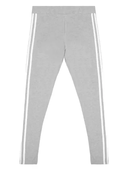 T-shirt w paski Adidas z wysoką talią do biegania w kwiatki zielony