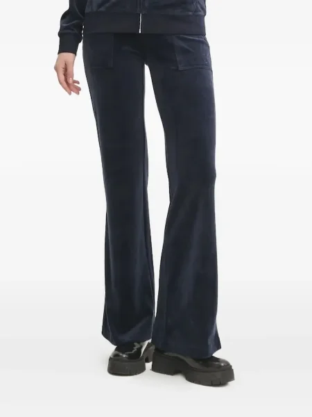 Велур панталон Juicy Couture синьо