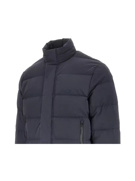 Kurtka puchowa Emporio Armani niebieska