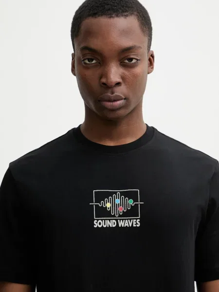 Футболка United Colors Of Benetton с принтом черная