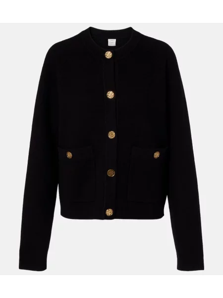 Cardigan Toteme de lână negru