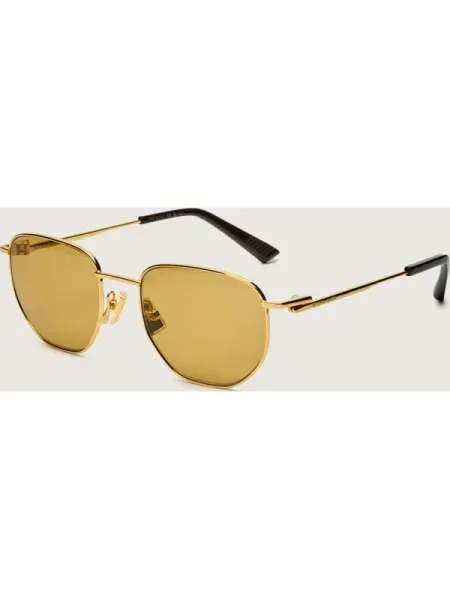 Bottega Veneta Ochelari de soare auriu