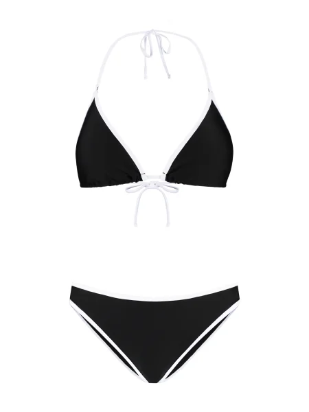 Shiwi Costum de baie două piese Liz negru alb