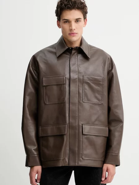 Яке Nanushka кафяво