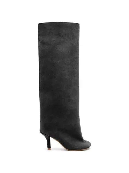Botine Mm6 Maison Margiela cu vârf pătrat negru