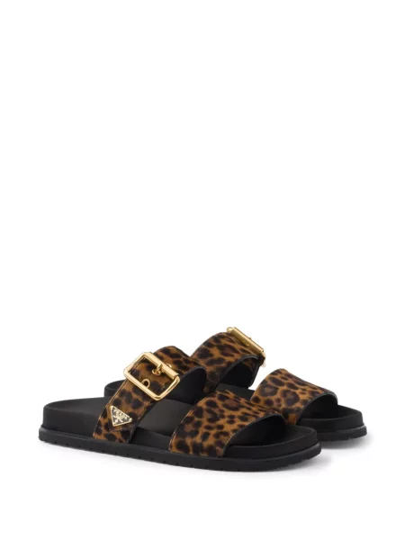 Sandale Prada cu imagine maro