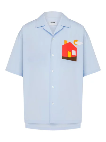 Риза Moschino синьо
