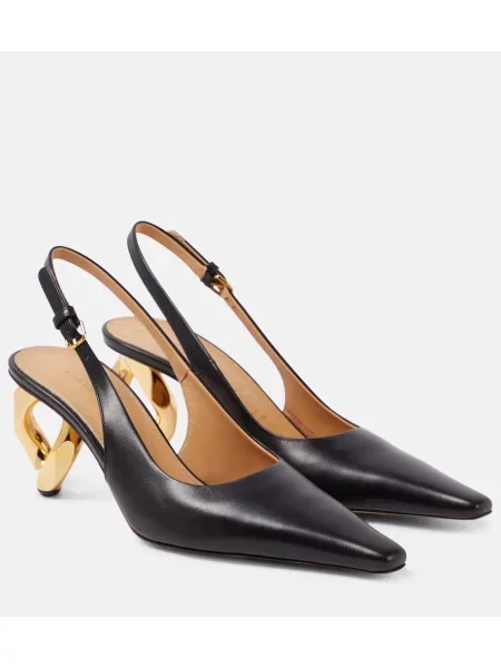 Colier Jw Anderson din piele negru