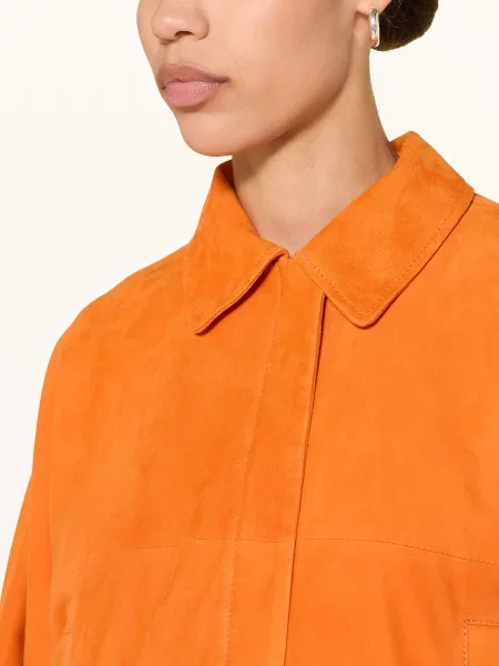Sem Per Lei Kožená Bunda oranžová