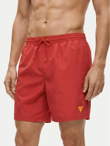 Guess Pantaloni scurți pentru înot MEDIUM roșu