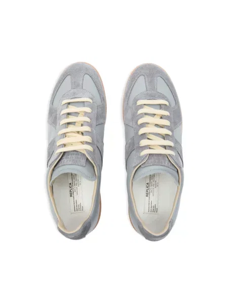 Sneakersy Maison Margiela skórzane niebieskie