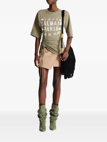 Șnur de strângere tricou Balmain verde
