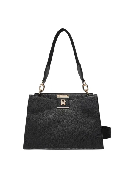 Tommy Hilfiger Her Med Satchel Black Universal černá