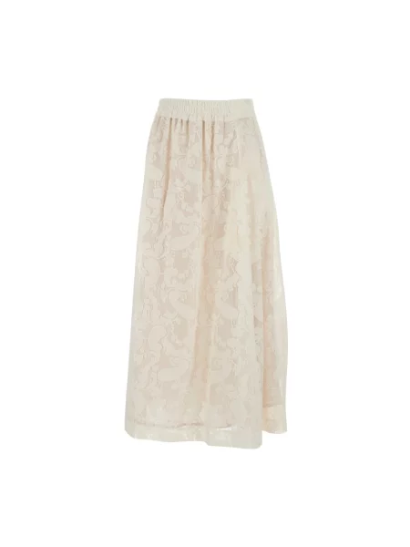 Spódnica Pt Torino koronkowa biała