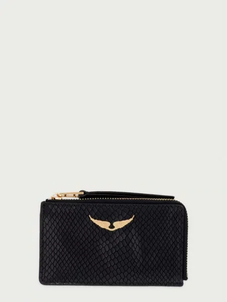 Zadig&Voltaire portfel skórzany czarny