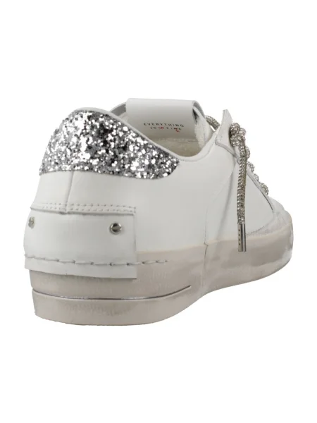 Pantofi Crime London din piele alb