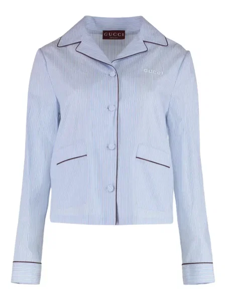 Cămașă Gucci cu dungi albastru