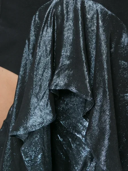 Fustă Paula Knorr drapată negru