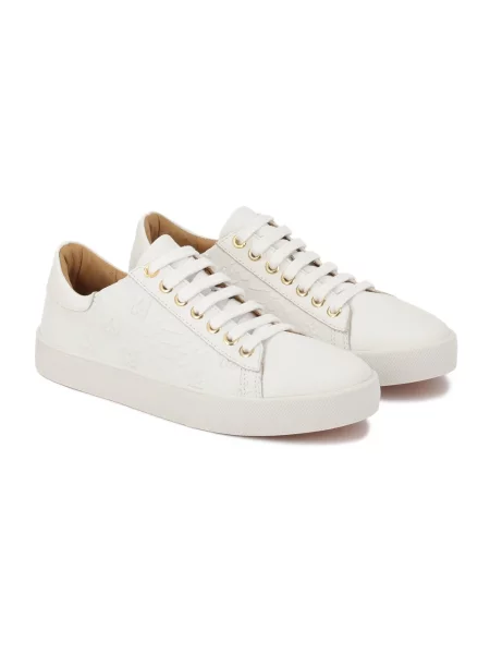 Sneakersy Kazar skórzane białe