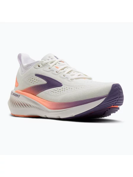 Încălțăminte de alergare pentru femei Brooks Glycerin GTS 23 white/mulled grape/clear alb