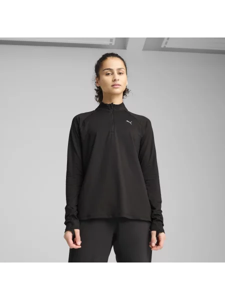 Bluza do biegania PUMA Run Velocity Cloudspun Zip puma black czarna