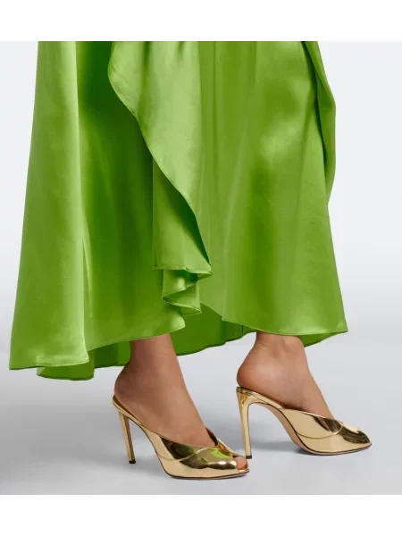 Rochie Roksanda din satin verde