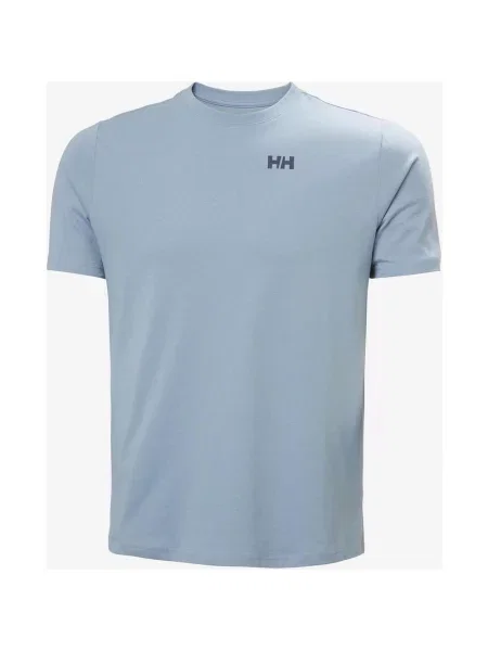 Koszulka Helly Hansen Shoreline krótki rękaw niebiesko-szara S szara