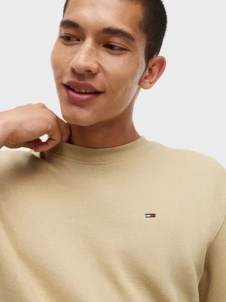 Світшот Tommy Jeans бежевий