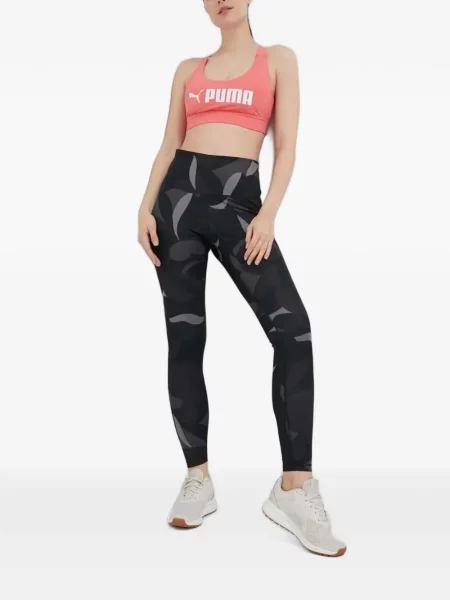 Κολάν Puma με σχέδιο με αφηρημένο print από διχτυωτό μαύρο