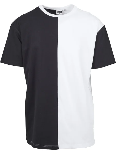 Urban Classics Tricou Harlequin negru alb