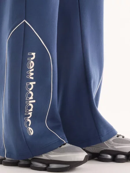 Флисовые спортивные штаны New Balance синие