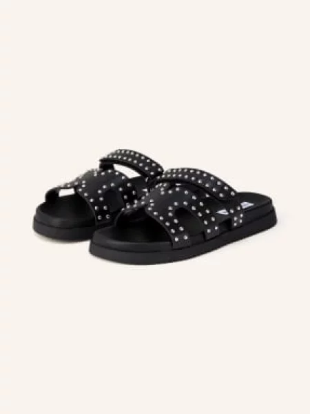 Sandály Steve Madden s nýty černé