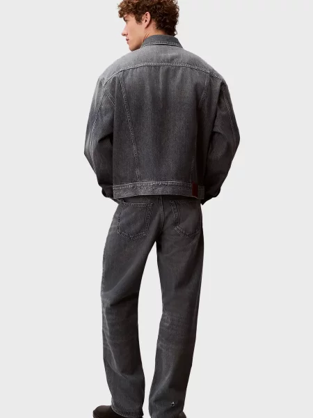 Джинсовая куртка Calvin Klein Jeans с камнями синяя