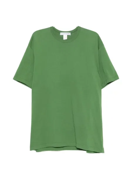 Tricou Comme Des Garçons Shirt cu decolteu rotund verde