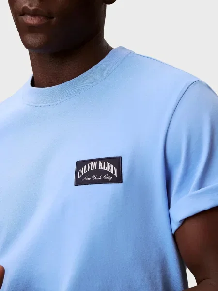 Футболка Calvin Klein Jeans блакитна