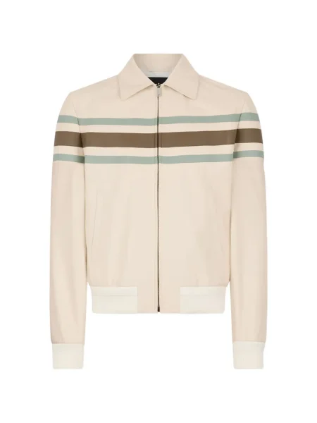 Geanta de piele Dsquared2 cu dungi