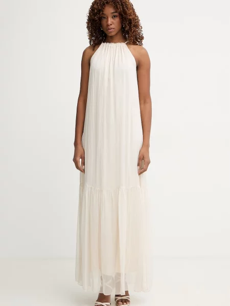 Haveone ljetna haljina sa svilom bež