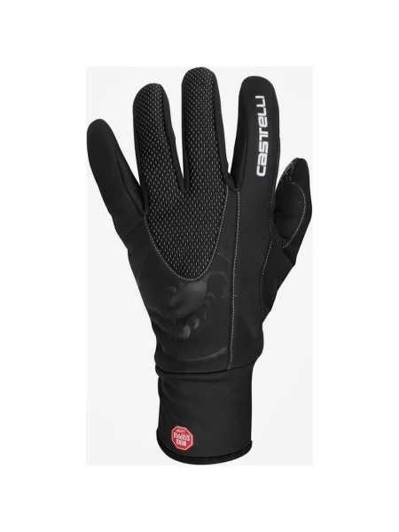 Rękawiczki Castelli Estremo Windstopper Rosso Corsa XS czarne