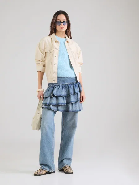 VERO MODA Pulover VMAwsome svetlo modra