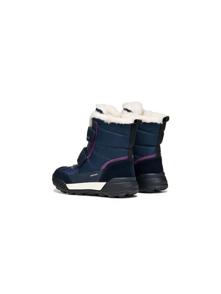 Čizme za snijeg Geox J Trekkyup Girl B Abx D Tamnoplava