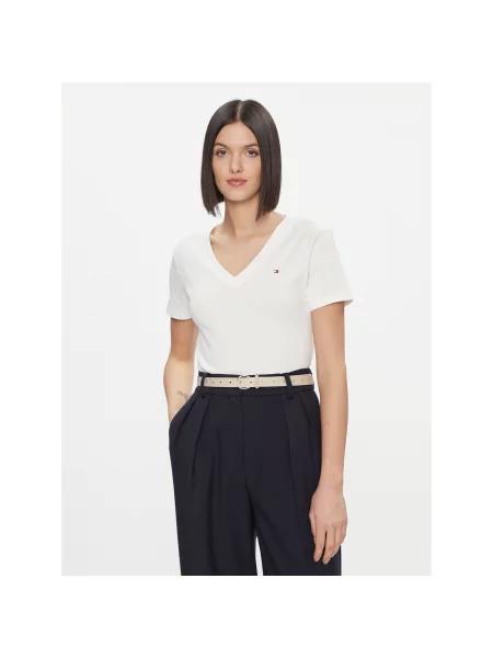 TOMMY HILFIGER Majica Cody mornarsko plava / crvena bijela