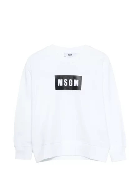 Bluza dziecięca Msgm biała