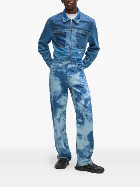 Blugi Karl Lagerfeld Jeans albastru