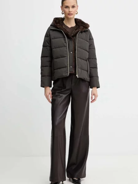 Куртка Marella Emme by Marella демісезонна oversize коричневий