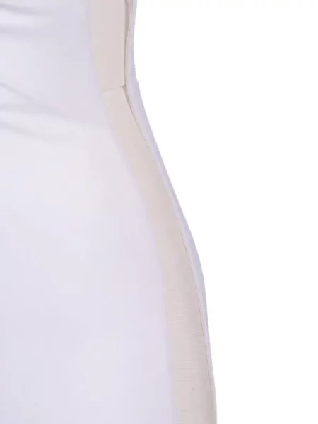 Rochie Elisabetta Franchi din jerseu alb