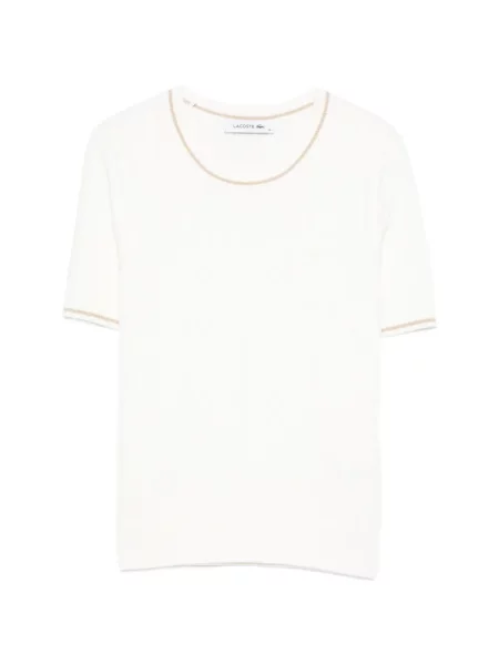 Tricou Lacoste tricotate alb
