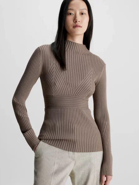 Водолазка Calvin Klein коричнева