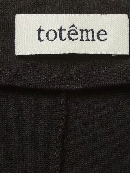 Rochie midi Toteme cu decolteu în V negru